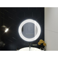Зеркало с подсветкой для ванной комнаты Варедо 60 см